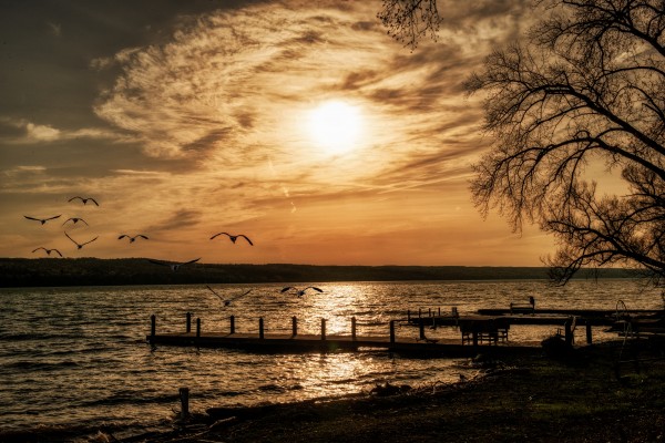 east shore evening by Joseph Scaglione III